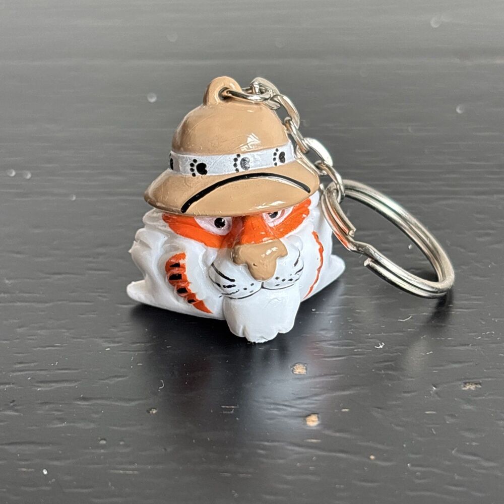 Vintage Exxon Orange Tiger Keychain Promotion 1997 ‘Put a Tiger in Your Tank’